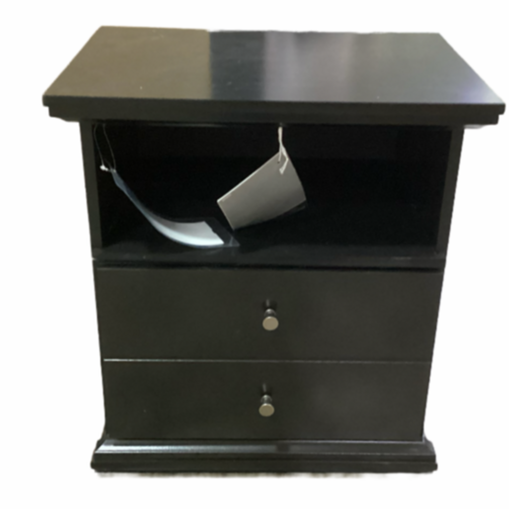 85703 - Ashley Maribel Black Nightstand 23x16x24