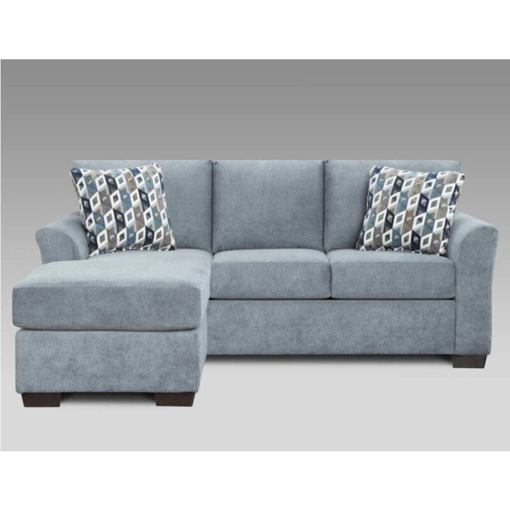 Anna Blue Gray NEW Reversible Sofa Chaise 82x64x38 (3903-ANNG)