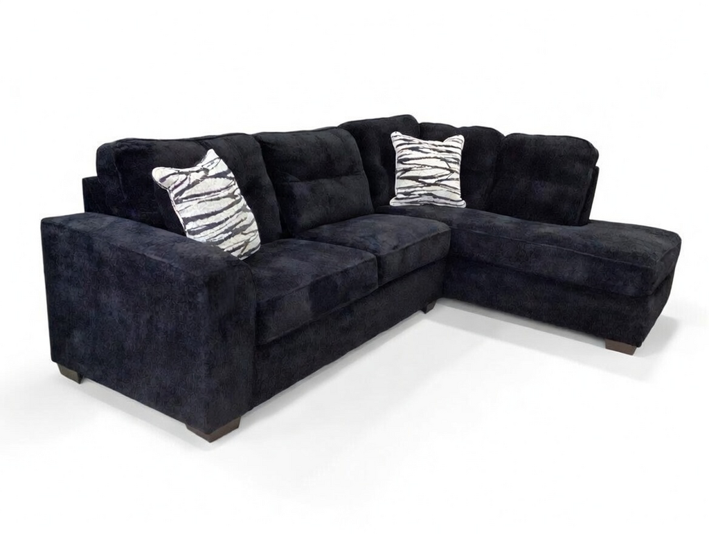 Torrey Black NEW Sectional 114x81x40 (32521/13-3035)