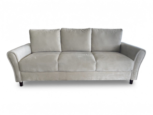 85714 Beige Sofa 79x30x33