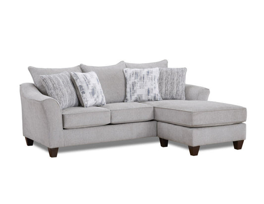 Spitfire Ash NEW Reversible Sofa Chaise 90x37-67x39 (7803/7805-SPIA)
