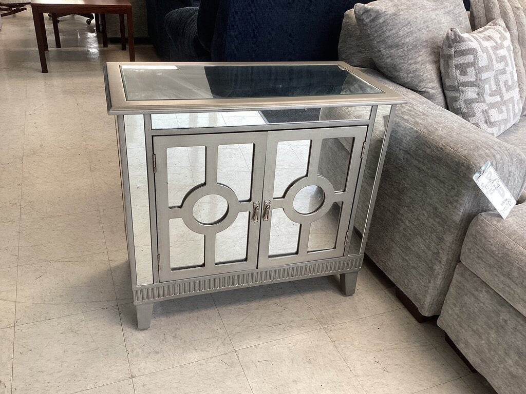 85742 - Mirrored Accent Cabinet 32x16x29