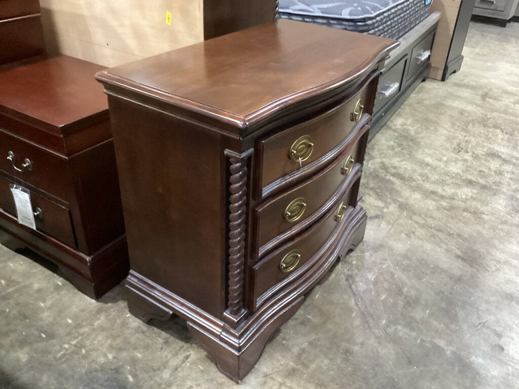 85748 - Three Drawer Nightstand 33x18x30