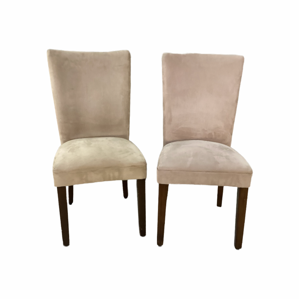 85787 - Pair of Upholstered Parsons Dining Chairs 18x11x29