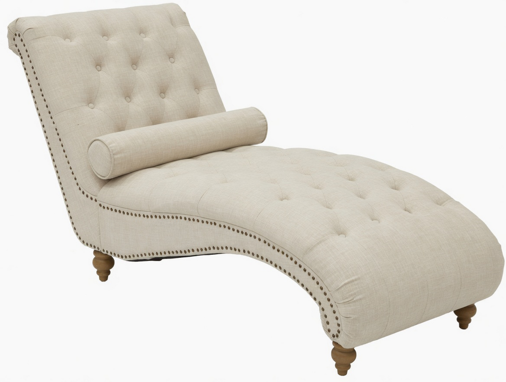 85783 - Tufted Chaise Lounge 28x63x32