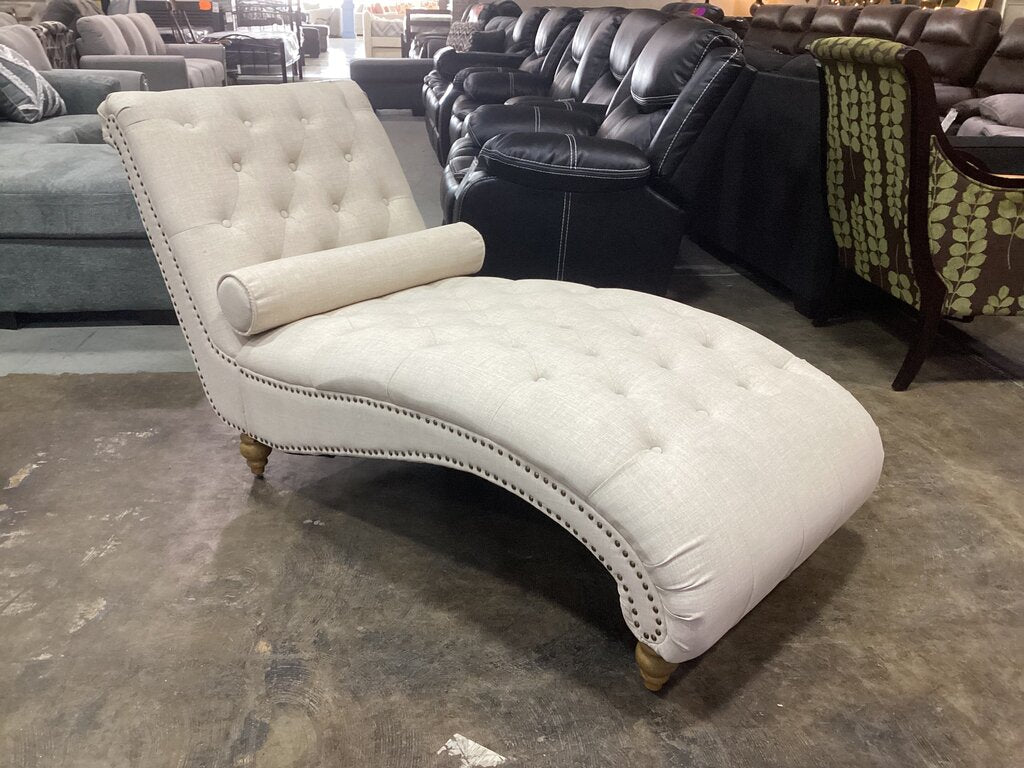 85783 - Tufted Chaise Lounge 28x63x32