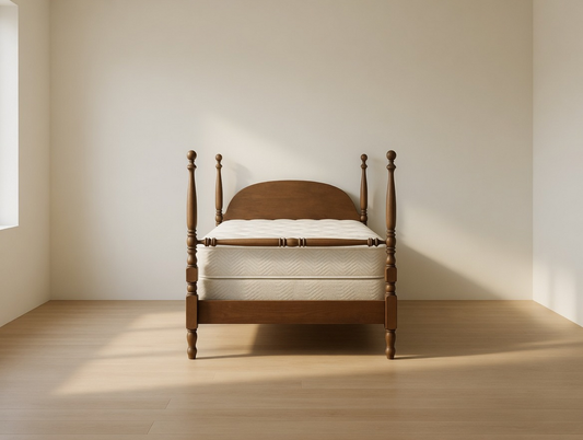 85778 (8539-3) Vintage Wood Full Size Bed Frame 57x82x55