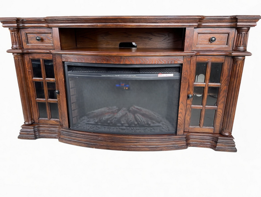 85785 - Electric Fireplace TV Stand 63x19x36