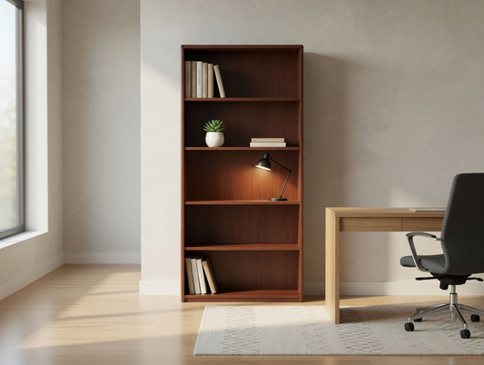 85730 - Office 5 Shelf Bookcase 36x13x71