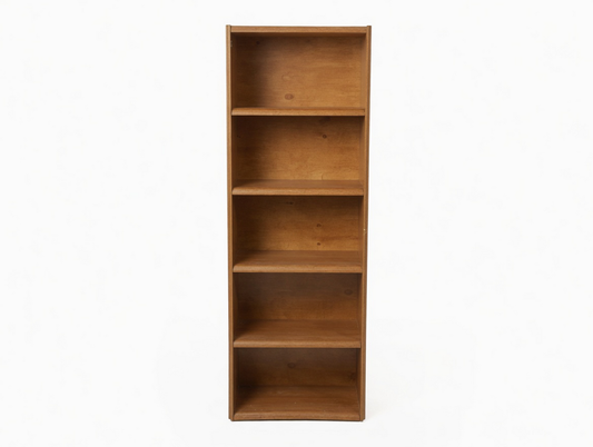 85799 - Wooden 5 Shelf Bookcase 21x12x60