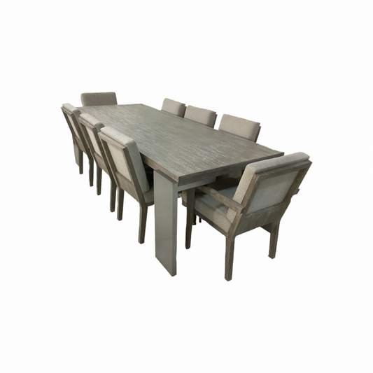 85789 - Bernhardt Foundations 9pc Dining Set 43x102x30