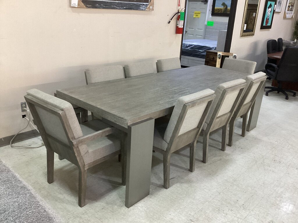 85789 - Bernhardt Foundations 9pc Dining Set 43x102x30