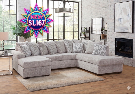 Galactic Oyster NEW Double Chaise Sectional 116x86x61x33 (2875-05)