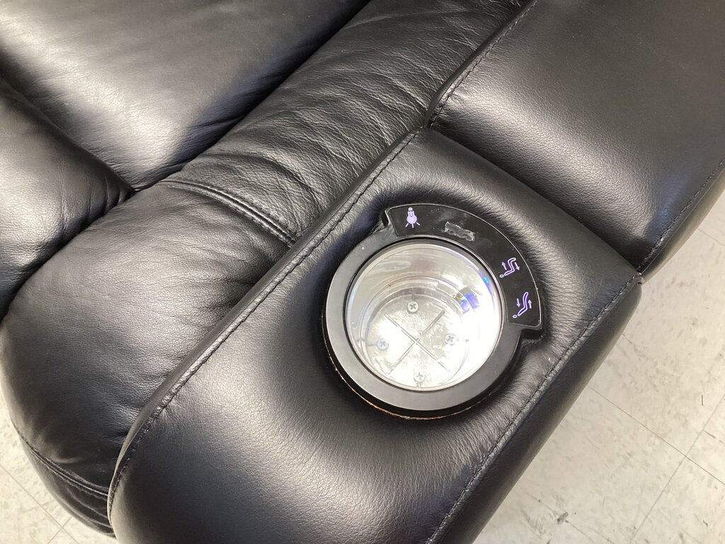 85813 - Palliser Black 4 Seat Power Theater Group 139x37x42