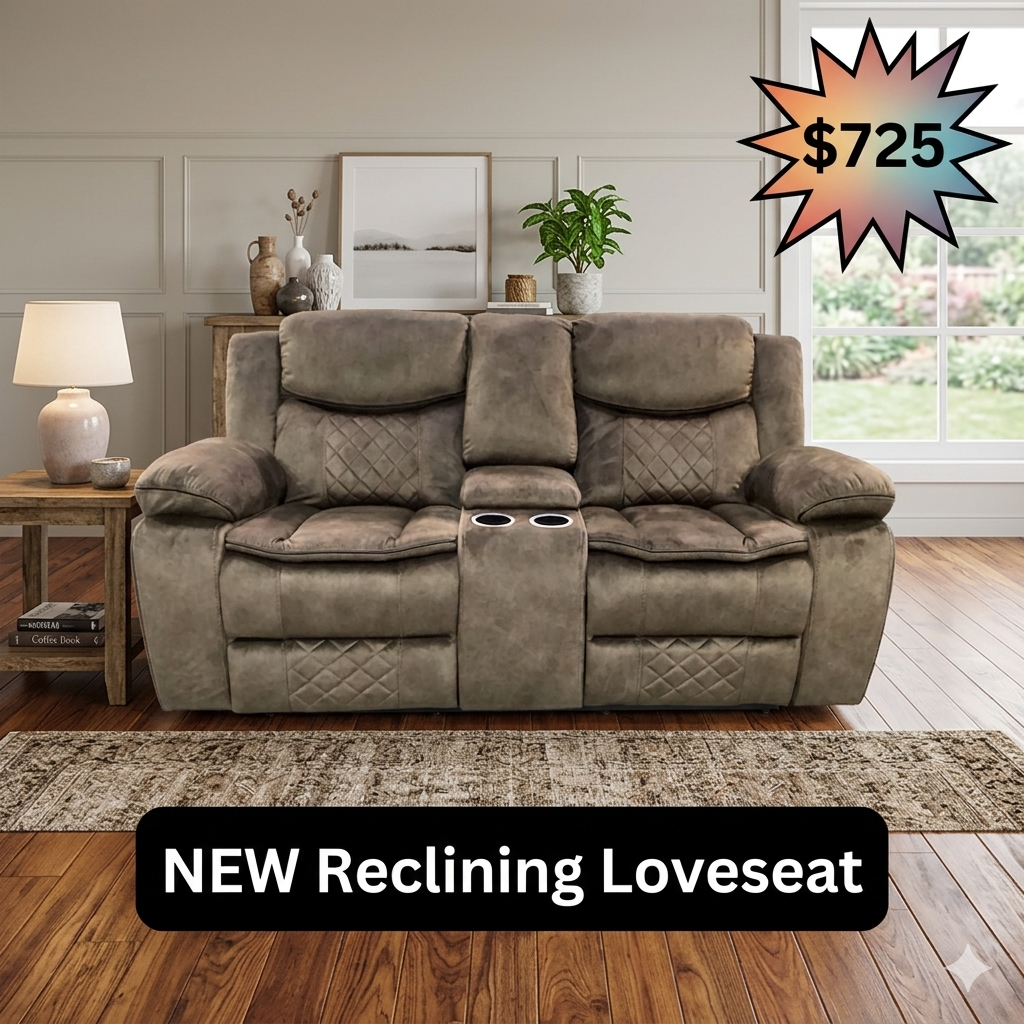Silverado Brown NEW Motion Loveseat 75x34x40 (660321)