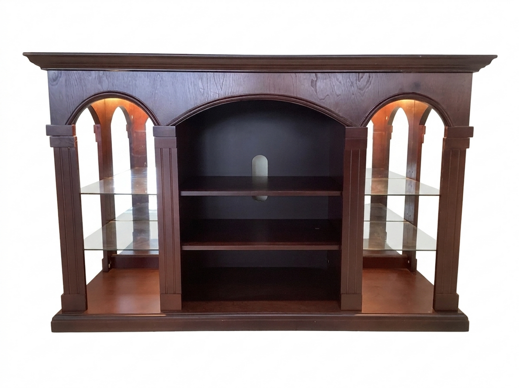 85795 - Lighted Curio TV Stand 48x18x30