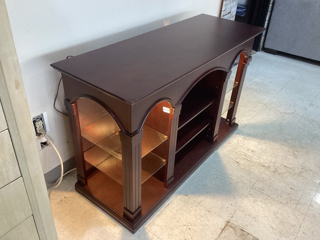 85795 - Lighted Curio TV Stand 48x18x30