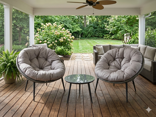 85447 - Lizzie Pair of NEW Club Chairs w/Side Table (36x36x32)(20x16)