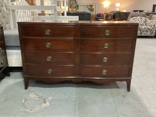85822 Vintage Mahogany Dresser 56x21x35