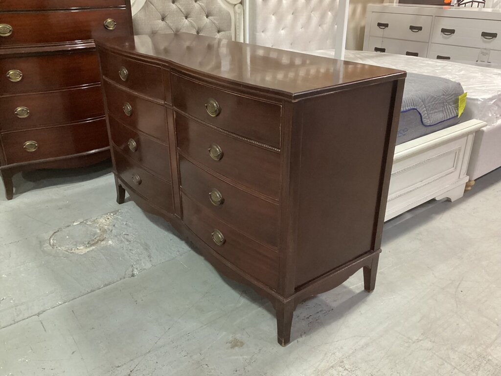 85822 - Vintage Mahogany Dresser 56x21x35