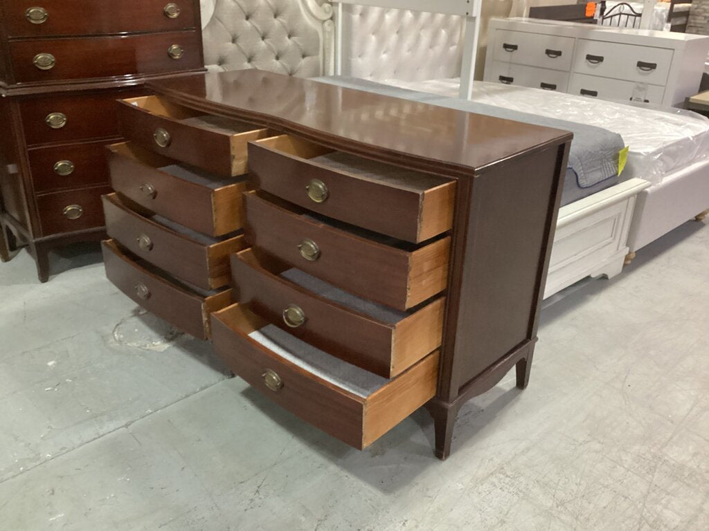 85822 - Vintage Mahogany Dresser 56x21x35