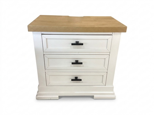 85818 Ashley Ashburn White Nightstand