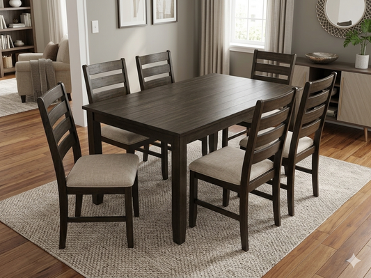 85819 Ashley Rokane 7pc Dining Set