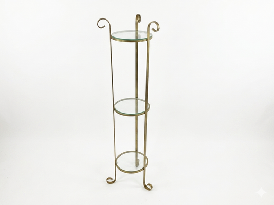 85827 Gold 3-Tier Plant Stand 10x50
