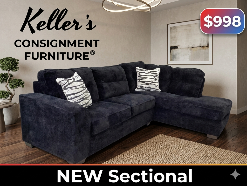 Torrey Black NEW Sectional 114x81x40 (32521/13-3035)