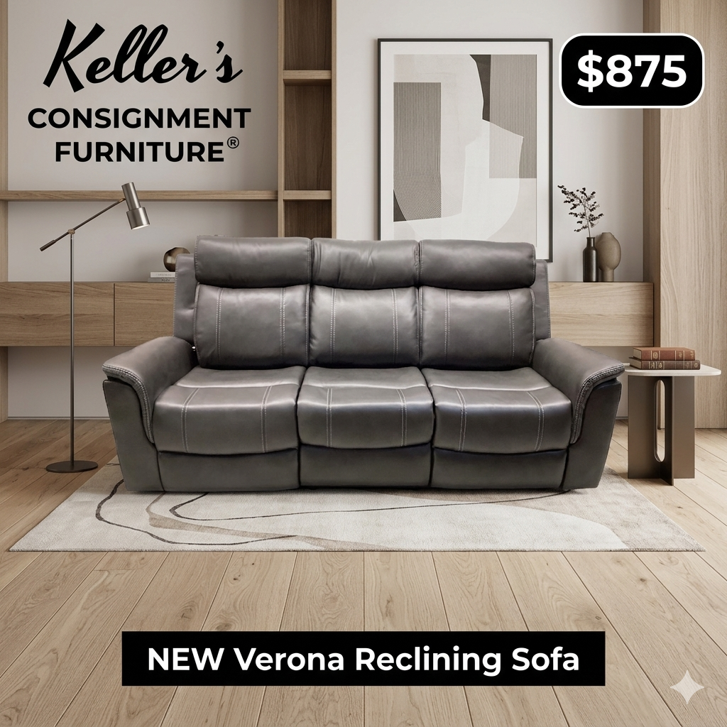 Verona Gray NEW Power Motion Sofa 85x36x42 (676090)