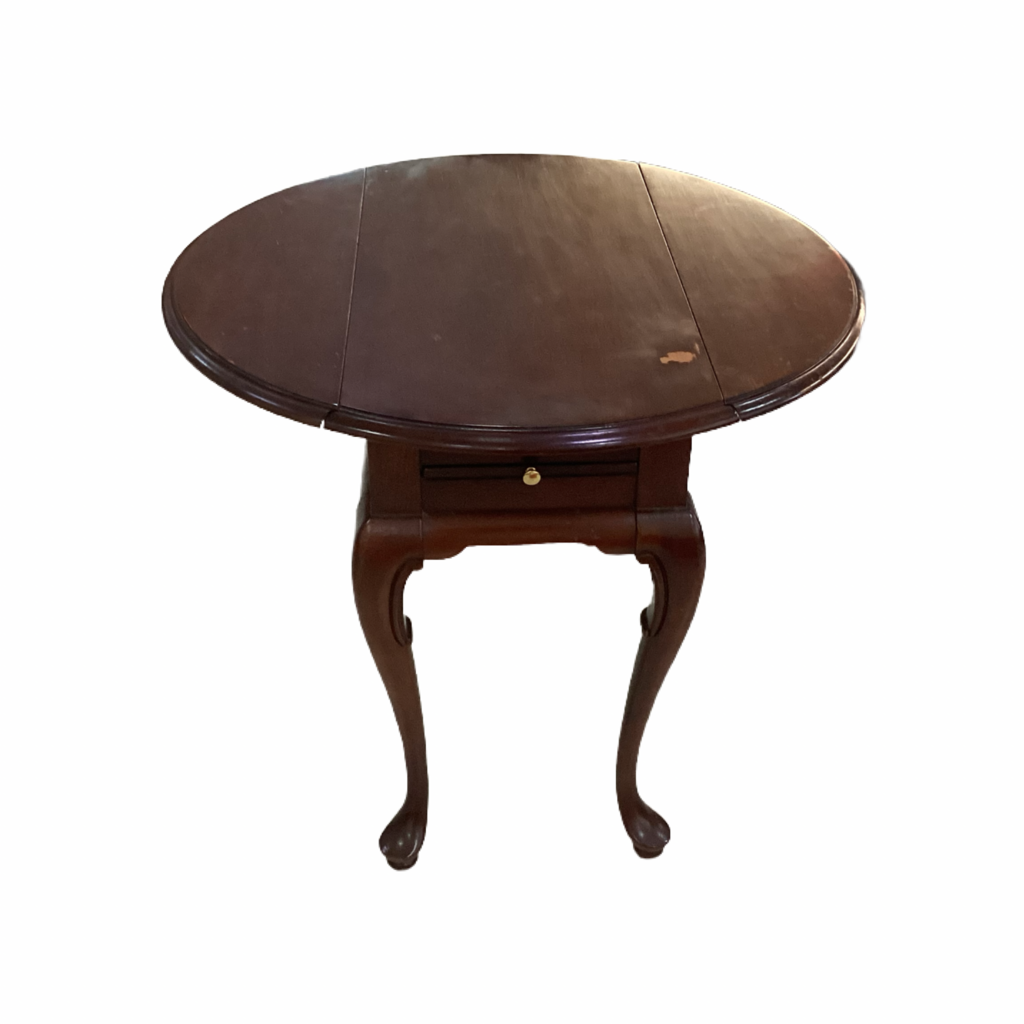 85836 - Gordon's Queen Anne Style Drop Leaf Side Table 28x14-28x23