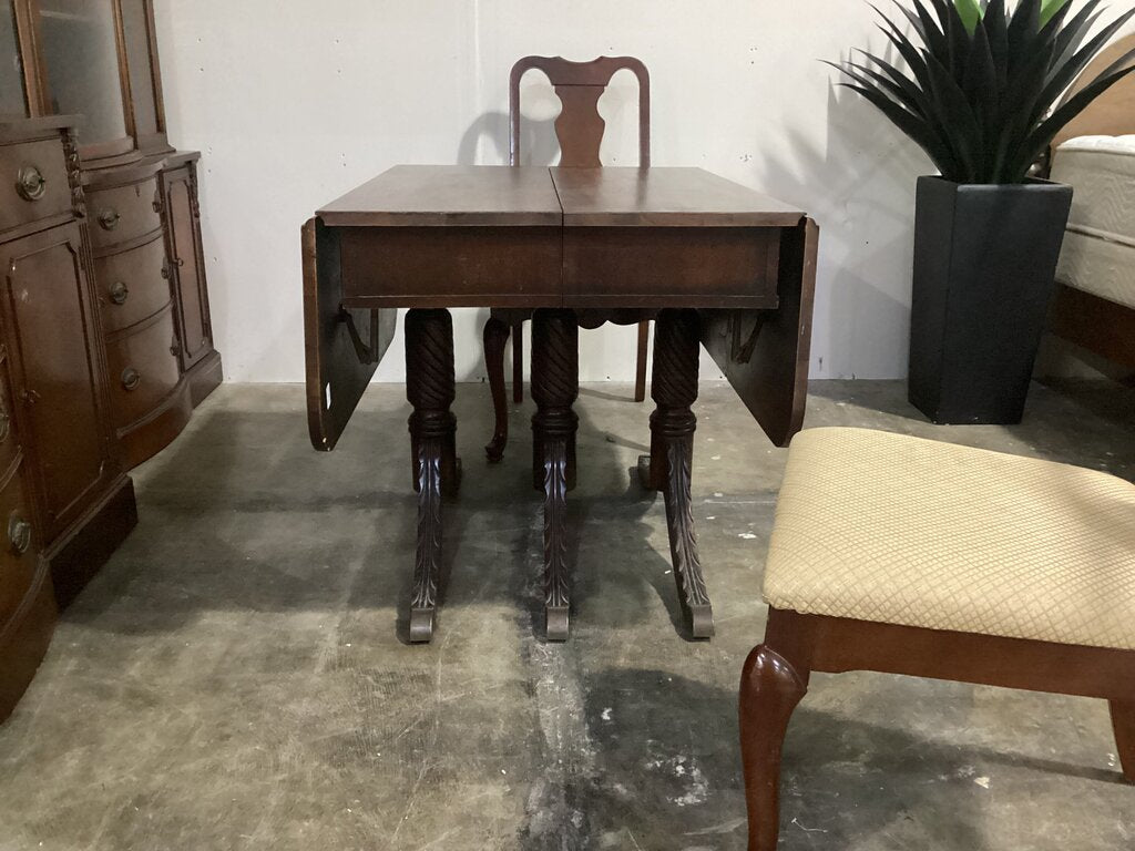 85831 Vintage Drop Leaf 3pc Dining Set 40x28-58x30