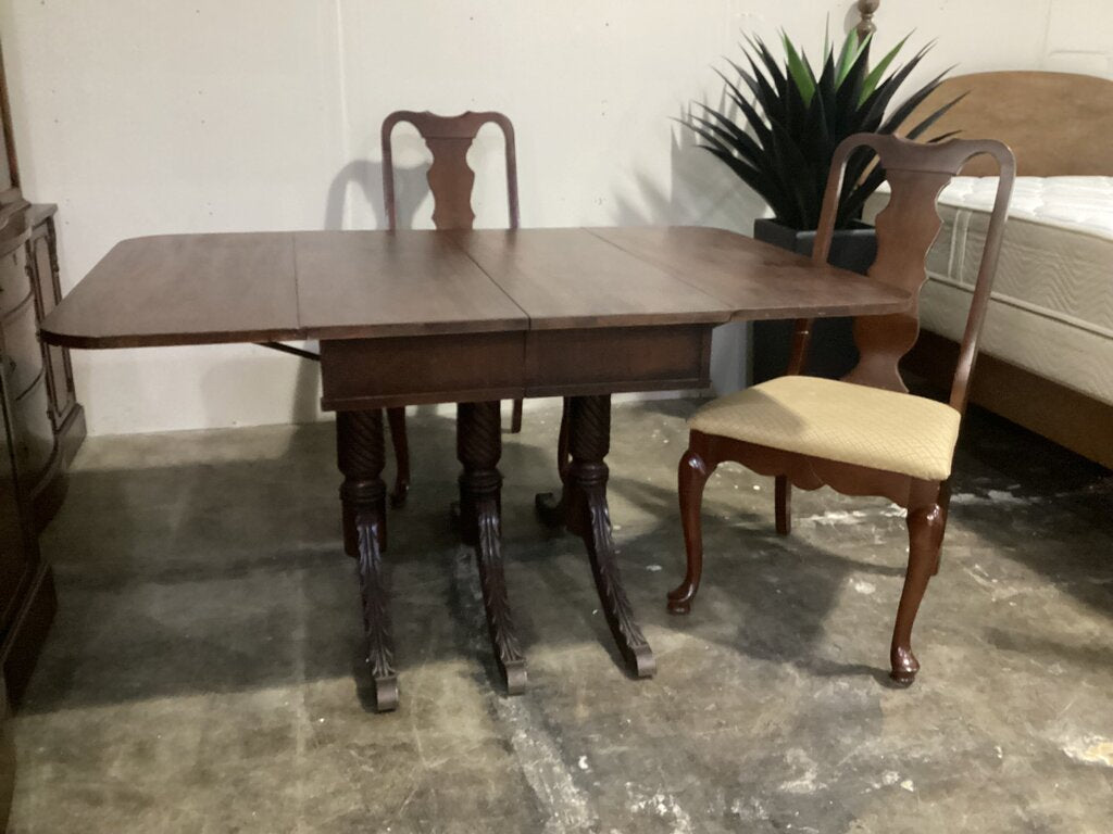 85831 Vintage Drop Leaf 3pc Dining Set 40x28-58x30