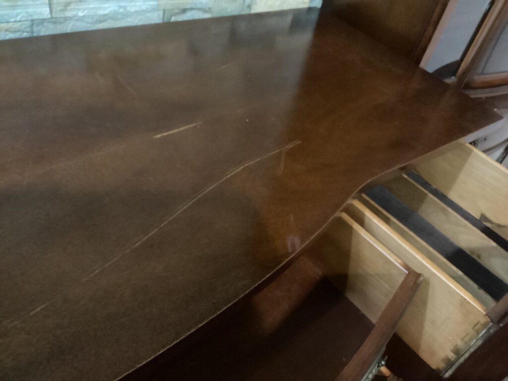 85829 Vintage Mahogany Buffet 62x21x34