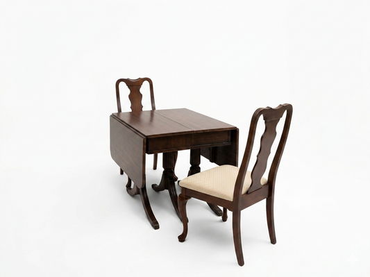 85831 Vintage Drop Leaf 3pc Dining Set 40x28-58x30