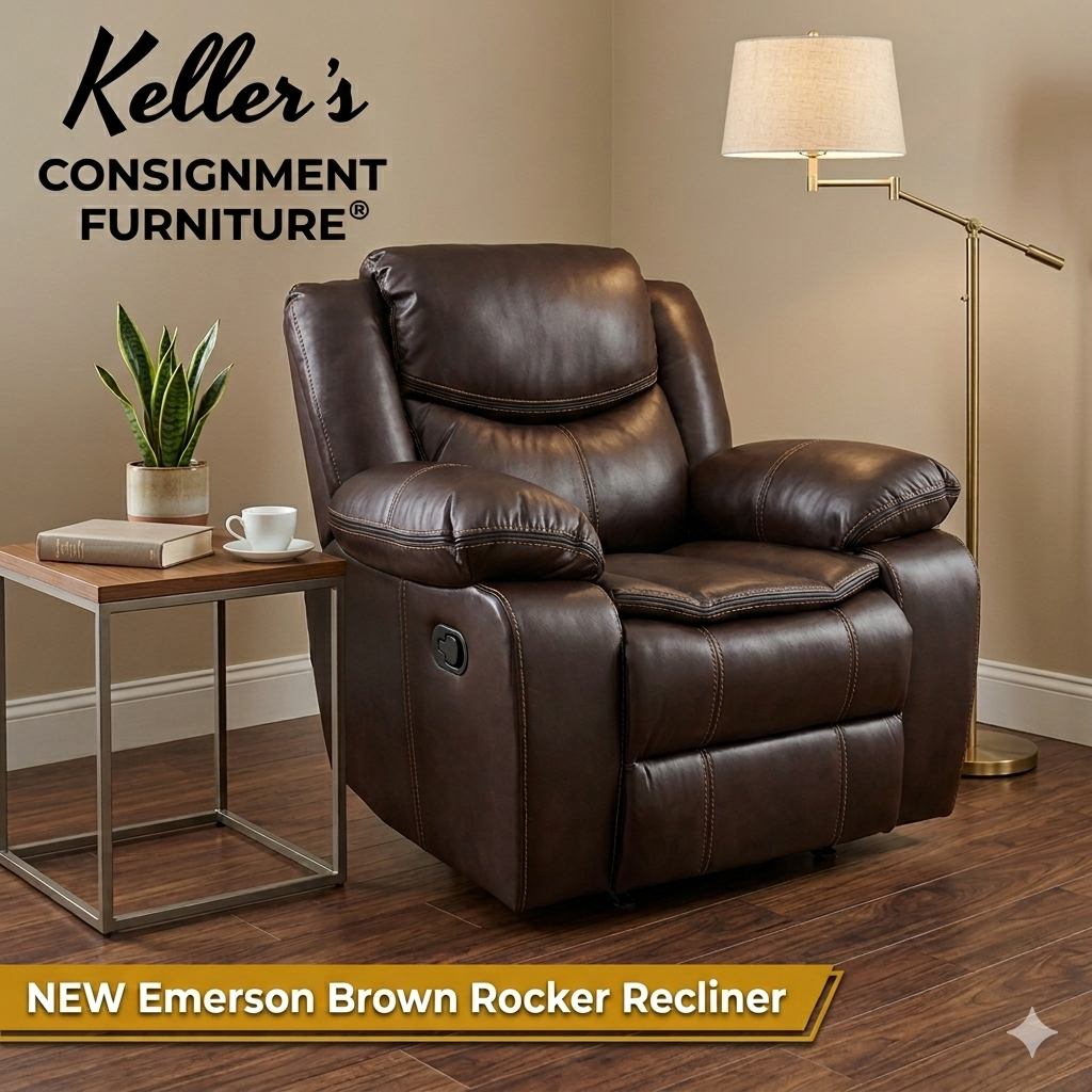 Emerson Brown NEW Rocker Recliner 40x30x40 (665242)