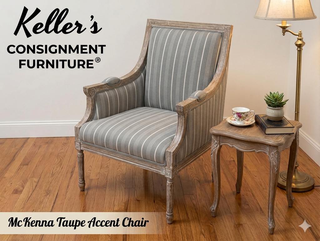 85728 - McKenna Taupe Accent Chair 29x27x39