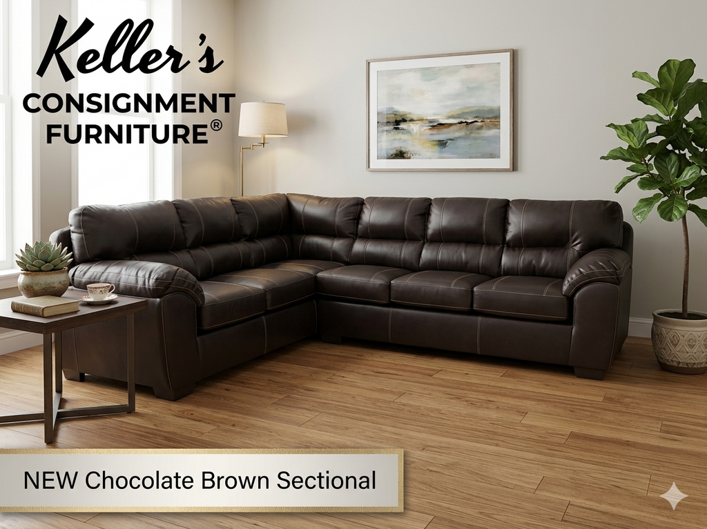 Austin Chocolate NEW Sectional 114x91x38 (5651-52)