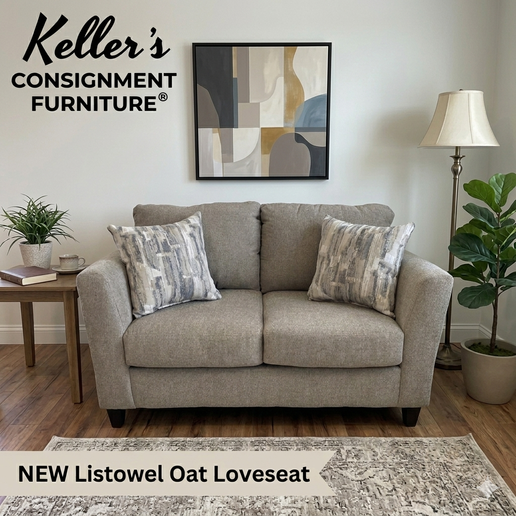 Listowel Oat NEW Loveseat 57x34x35 (3002-LISO)