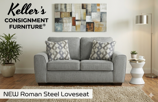 Roman Steele NEW Loveseat 64x36x39 (12502-3015)
