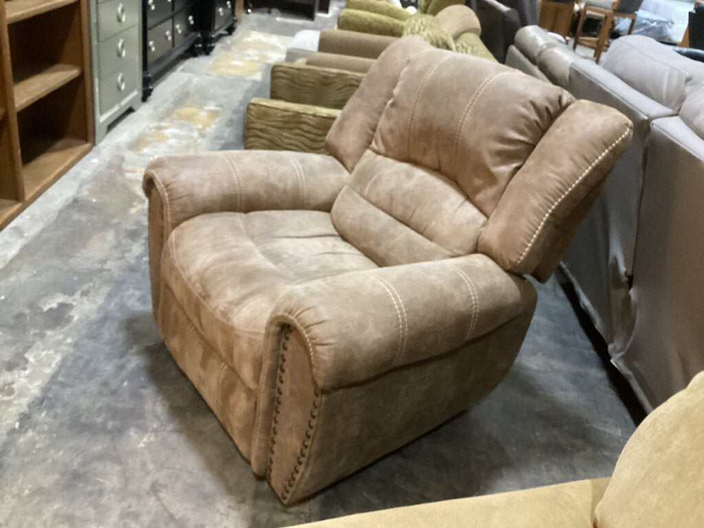 85861 Brown Rocker Recliner