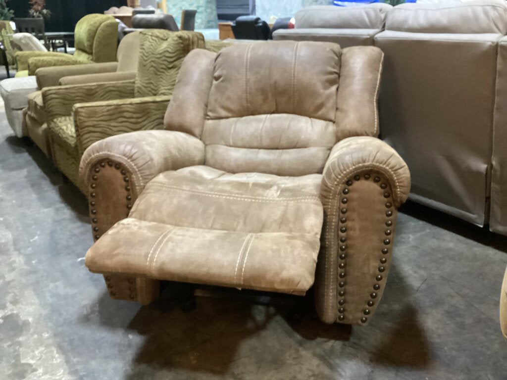 85861 Brown Rocker Recliner