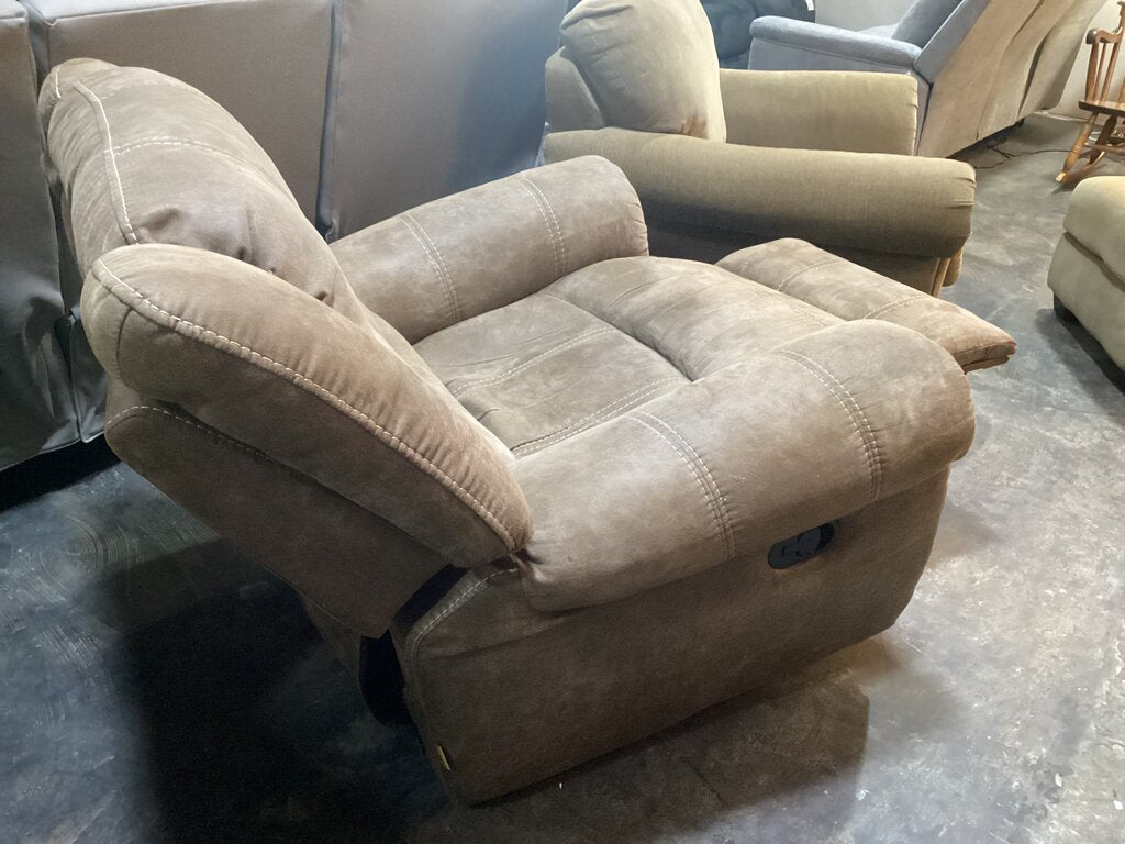 85861 Brown Rocker Recliner