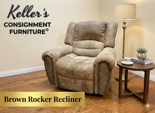 85861 - Brown Rocker Recliner