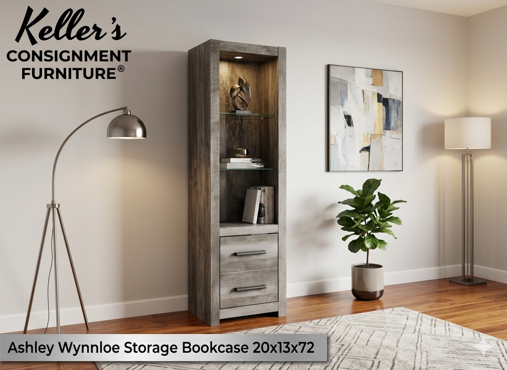 85597 - Ashley Wynnloe Storage Bookcase 20x13x72