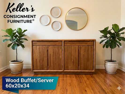 85871 - Wood Buffet/Server 60x20x34