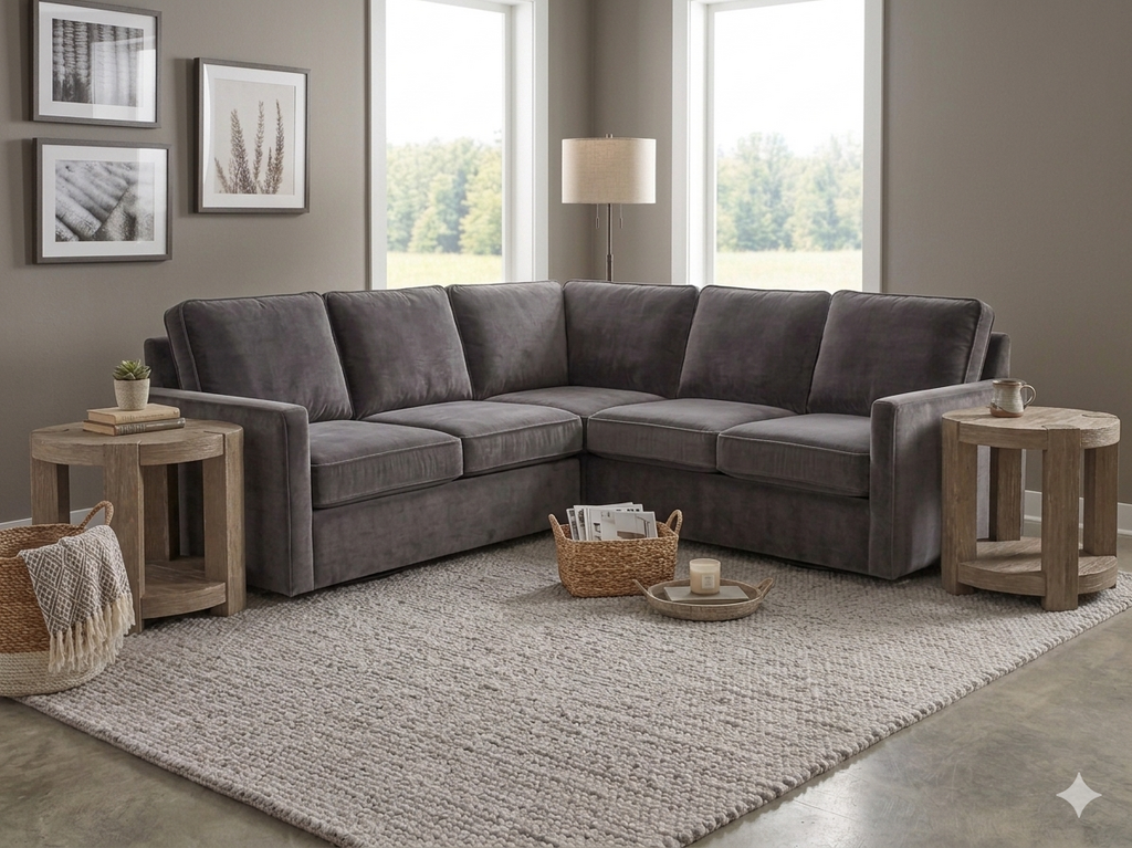 85921 - Bernhardt Tribeca Pair of Round Side Tables 26x26x22