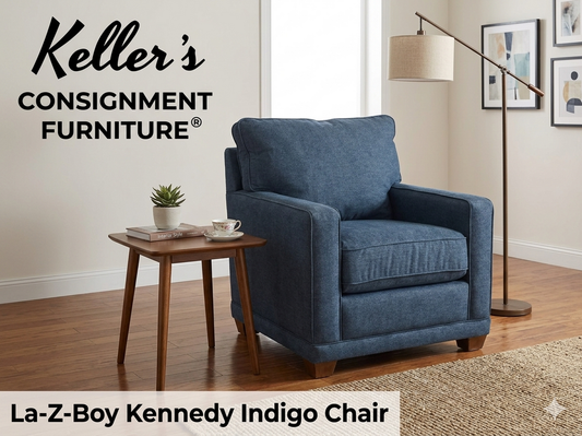 85883 - La-z-Boy Kennedy Indigo Chair 32x38x39