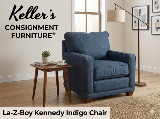 85884 - La-z-Boy Kennedy Indigo Chair 32x38x39