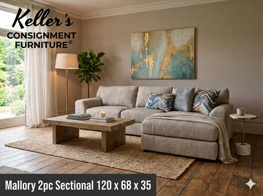 85976 - Mallory 2pc Sectional 120x68x35